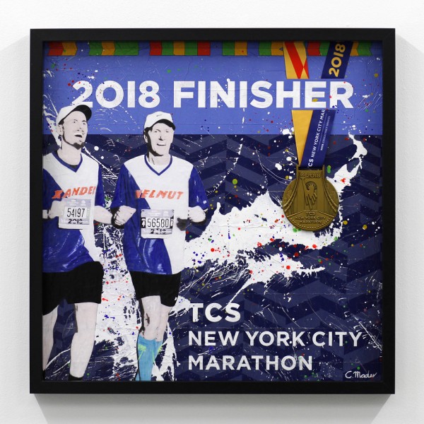 New-York-Marathon mit Medaille
